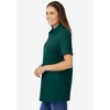 Woman Within Plus Size Perfect Short-Sleeve Polo Shirt - 4 of 4