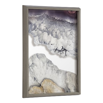 Kate and Laurel Blake Elements of Old Framed Printed Glass by Emiko and Mark Franzen of F2Images, 18x24, Gray