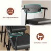1 Set PB Metal and Leather Soft Bar Chair - Modern Bar Chair, Counter Height Chair, Comfortable Bar Chair - 4 of 4