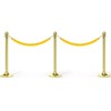 Unique Bargains Hotel Adjustable Crowd Control Stanchion Rope with Snap Hooks - 3 of 4