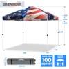 EAGLE PEAK 10x10 Pop Up Canopy Instant Tent w/ 4 Weight Bags - 2 of 4