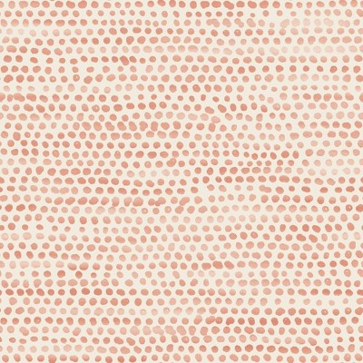 Tempaper Moire Dots Self-Adhesive Removable Wallpaper Coral