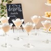 Juvale 5 oz Mini Martini Glasses Set of 6 - Small Cocktail Stem Glasses for Dessert, Margaritas, Classic Barware Accessories - 2 of 4