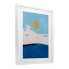 Stupell Industries Simple Blue Sky View Framed Print Under Glass - 2 of 4