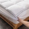 Itopfox Extra Thick Mattress Topper with Pillow Top and Breathable 7D Spiral Fiber Filling for Cooling Comfort and Support - 2 of 4