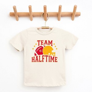 The Juniper Shop Team Halftime Distressed - Red Toddler Short Sleeve Tee - 1 of 3