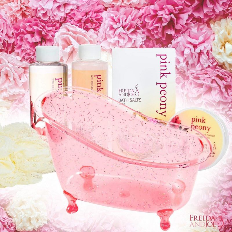 Freida & Joe Bath & Body Collection in a Tub Basket Gift Set Luxury Body Care Mothers Day Gifts for Mom, 4 of 6