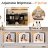 Lyngins Bathroom Mirrors,Rectangle Mirrors with Adjustable LED Lights,Shatterproof Anti-rust Vanity Mirrors for Bathroom,Bedroom - 4 of 4