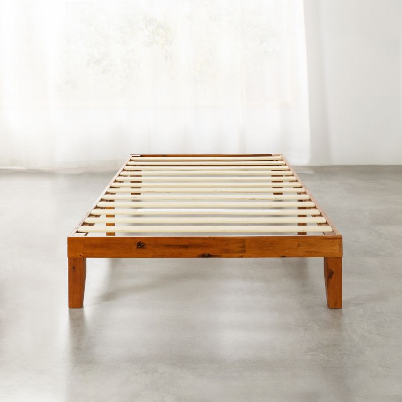 12" Naturalista Classic Solid Wood Platform Bed - Mellow, 5 of 12