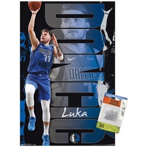 Trends International NBA Dallas Mavericks - Luka Doncic 19 Unframed Wall Poster Prints - 1 of 4