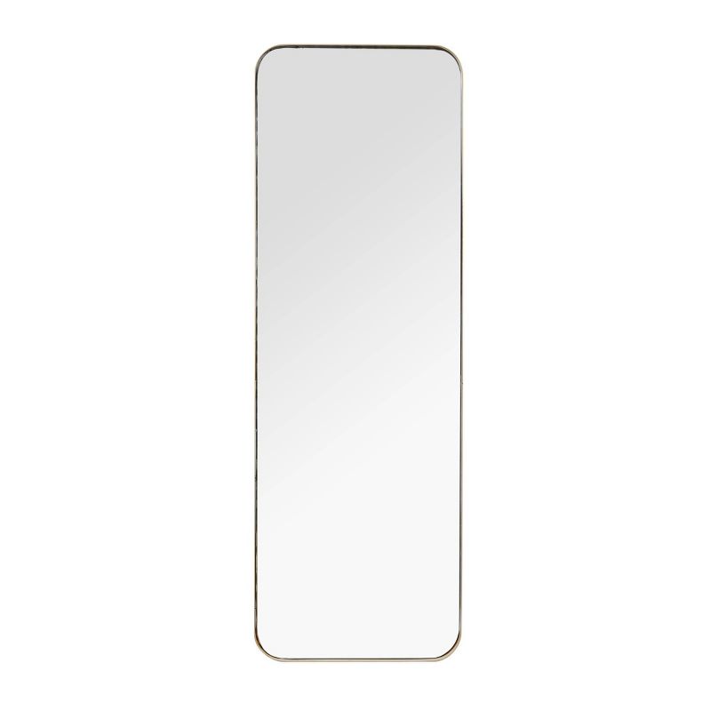 Metal Wall Mirror with Thin Frame Gold - Olivia &#38; May, 1 of 8