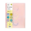 Yoobi SmileyWorld Poly Prong 2 Pocket Folder Blush Smiley with Stickers - 3 of 4