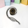 Unique Bargains Ribbon Gold-Edged Fishtail Organza Simple Style Polyester 354.33"x1.57" 1 Pc - 2 of 3