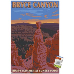 Trends International Lantern Press - Bryce Canyon National Park Unframed Wall Poster Prints - 1 of 4