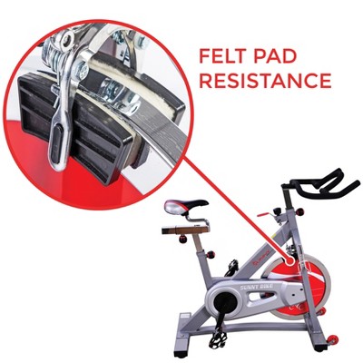 sunny health & fitness belt drive pro indoor cycling bike