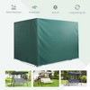 3-Seater Patio Swing Cover, Outdoor Garden Furniture Protection Hammock Cover Waterproof 85" X 61" X 59" - 4 of 4