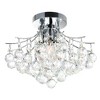 CWI Lighting Princess 4 Light Flush Mount With Chrome Finish - 2 of 4