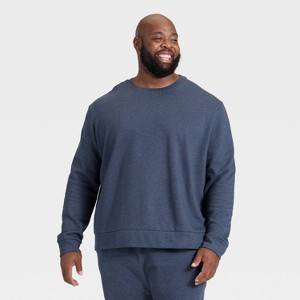Men's Big & Tall Every Wear Fleece Crewneck Sweatshirt - Goodfellow & Co™ - 1 of 3