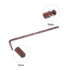 Unique Bargains S2 Steel Ball End Tip Extra Long Arm Metric Hex Key Wrench - 3 of 4