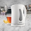 Brentwood 1.0 Liter Cordless Plastic Tea Kettle White - 3 of 4