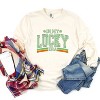 Simply Sage Market Women's In My Lucky Era Long Sleeve Garment Dyed Tee - 3 of 4