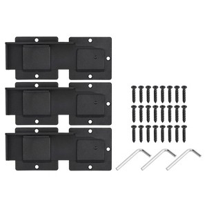 Unique Bargains Steel Adjustable Durable Black Gate Latch - 1 of 3
