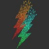 Men's Design By Humans Electro music By radiomode T-Shirt - 2 of 4