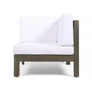 Runessay White, armchair, single armchair, corner chair - 1 of 4