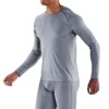 SKINS SERIES-3 MEN'S LONG SLEEVE ACTIVE TOP MID GREY - 3 of 4