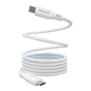 Naztech® REcoil 100-Watt 6-Ft. USB-C® to USB-C® Magnetic Braided Cable - 1 of 4