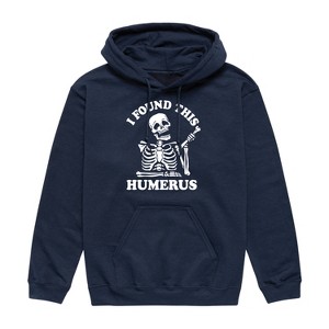 Men's - Instant Message - I Found This Humerus Graphic Fleece Pullover Hoodie - 1 of 4