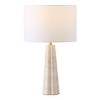 Naveen Travertine Table Lamp - CTL1082 - Travertine/White - Safavieh Couture - 2 of 4