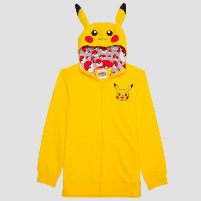 yellow pikachu hoodie