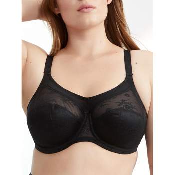 Elomi Women's Cate Side Support Wire-free Bra - El4033 46ff Rosewood :  Target