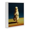 Stupell Industries Yellow Chick Meditating Yoga Pose Animal Fitness Framed Giclee Art - 2 of 4