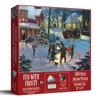 Sunsout Fun with Frosty 500 pc  Christmas Jigsaw Puzzle 52844 - 2 of 4