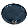 LunaLulinlk (2 pack) Stoneware Dinner Plate, Atlantic Blue Collection - 3 of 4