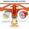 55 Gallon Drum Dolly 1200 lbs Capacity - Steel Drum Cart with Brake Wheel & Bung Wrench, Oil Drum Caddy for Chemical Drums, Warehouse, Factory - 4 of 4