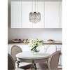 Elegant Lighting Tully 4 lights pendant in chrome - 2 of 4