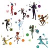 Miraculous Tales of Ladybug and Cat Noir Peel and Stick Kids' Wall Decals - RoomMates: Multicolor Self-Adhesive Animal Decor - 2 of 4