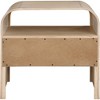 Meridina Furniture,Giada Solid Wood And Veneer Nightstand - 3 of 4