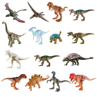 jurassic world mini action dinos