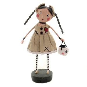 Lori Mitchell 6.5 Inch Voo Doo Sue Skull Halloween Figurines - 1 of 3