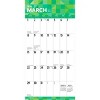 BrownTrout Large Print 2026 12"x24" Hanging Square Wall Calendar Plastic-Free - 3 of 4