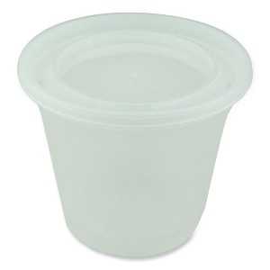 Pactiv Evergreen Newspring DELItainer Microwavable Container, 32 oz, 5.5 x 5.5 x 4.9, Clear, Plastic, 200/Carton - 1 of 4