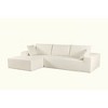 108" L-Shaped Sectional Sofa, Full Foam Cushioning, Left-Facing Sleeper - 3 of 4
