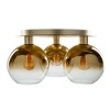 Artcraft Lighting Morning Mist 3 - Light Semi-Flush Mount in  Gold - 2 of 4
