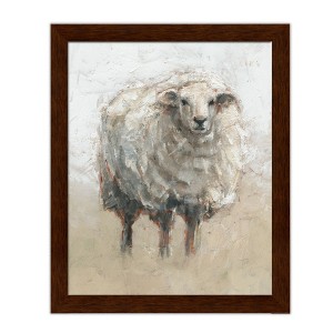 Courtside Market Fluffy Sheep II 20x24 Framed Artboard - 1 of 2