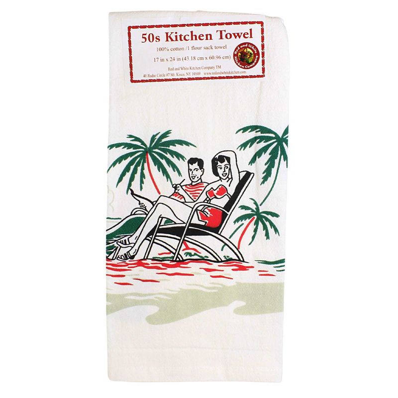 Decorative Towel Summer's Here Towels Set/2 100 Cotton Beach Days Keep Cool Vl104 & Vl103 24.0 Inch Summer's Here Towels Set/2 100 Cotton Beach Days, 3 of 4