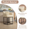 NicBex Set of 2 Bar Stools for Kitchen Island,Leather Counter Bar Stools with Metal Legs,Bar Chairs for Dining Rooms,Kitchens Islands - 4 of 4